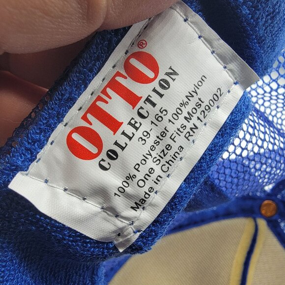 Maui Wave Riders Blue Snapback Trucker Hat Otto Collection Outdoors Casual - Picture 5 of 9